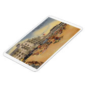 海グローブNJ、ボードウォークとビーチ、ヴィンテージ マグネット (左側)