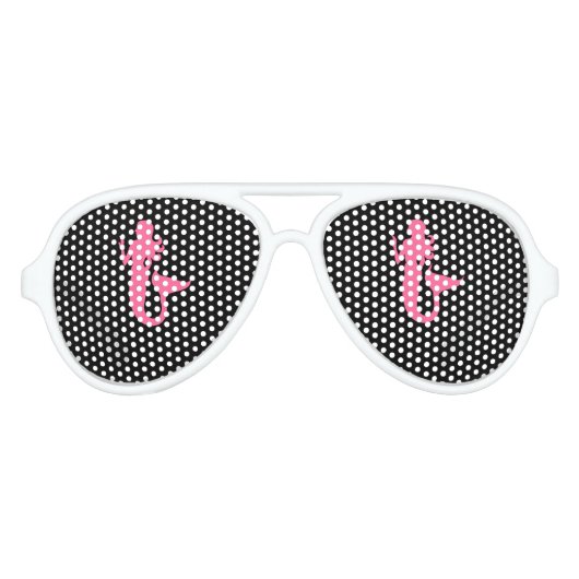 海グロー_ピンクマーメイドアイズ_パーティーのライフ アビエーターサングラス (正面)