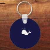海グロー_ホワイトクジラ キーホルダー (正面)