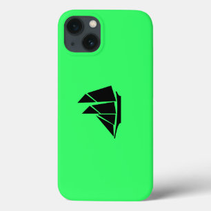 海グロー_黒 – 緑 – クリッパー船 iPhone 13ケース