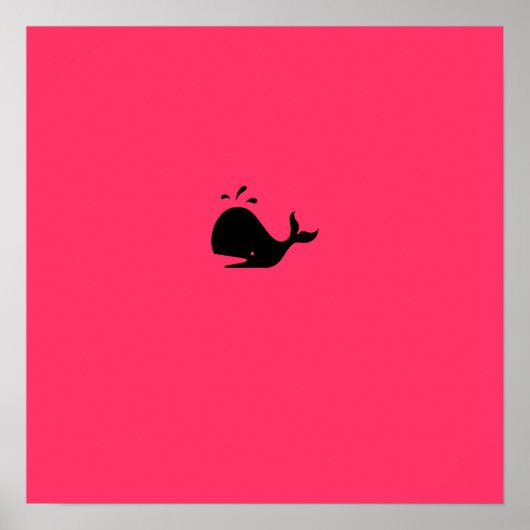 海グロー_黒 – 赤クジラ ポスター (正面)