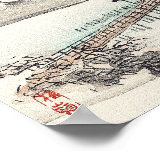 海コテージ ポスター (角)