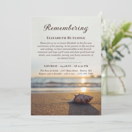 海コンチ命日の記憶 招待状 (スタンド正面)