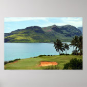 海コースはハワイ州ホクアラリフエ ポスター (正面)