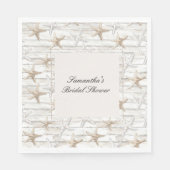 海コーストビューブライダルシャワー スタンダードランチョンナプキン (正面)