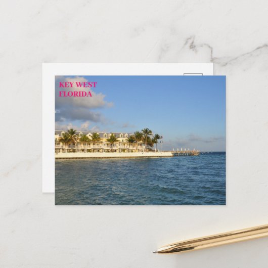 海コーストラインリゾート鍵ウェストフロリダ ポストカード (正面/裏面インサイチュ)