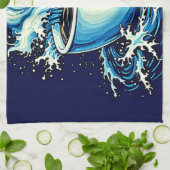 海コーヒードリーム キッチンタオル (折り畳み)