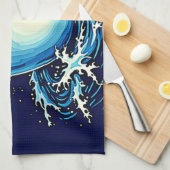 海コーヒードリーム キッチンタオル (四つ折り)