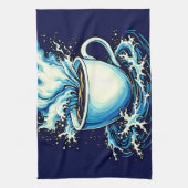 海コーヒードリーム キッチンタオル (縦)