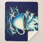 海コーヒードリーム シェルパブランケット (正面)