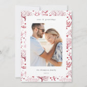 海コ縁どラル |垂直方向の写真 シーズンカード (正面)