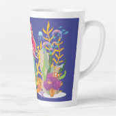 海サイレン：ロングレッドヘア カフェラテマグ (右)