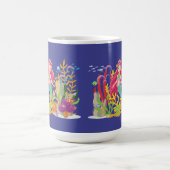 海サイレン:ロングレッドヘア コーヒーマグカップ (中央)