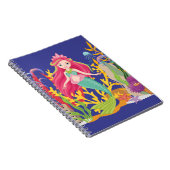 海サイレン：ロングレッドヘア ノートブック (右側)