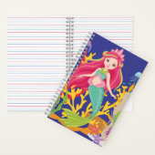 海サイレン：ロングレッドヘア ノートブック (内側)