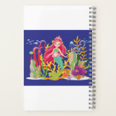 海サイレン：ロングレッドヘア ノートブック (裏面)