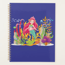 海サイレン：ロングレッドヘア プランナー手帳