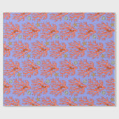 海サンゴ砂ドル沿岸テーマ ラッピングペーパー (フラット)
