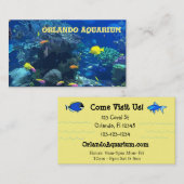 海サンゴ礁をテーマにした名刺 名刺 (正面/裏面)