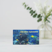 海サンゴ礁をテーマにした名刺 名刺 (スタンド正面)