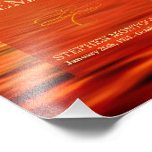 海サンセットお祝いのライフ共有aメモリ フォトプリント            (角)