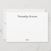 海サンセットサンライズカラフルウェーブズクラウドビーチ シーズンカード (裏面)