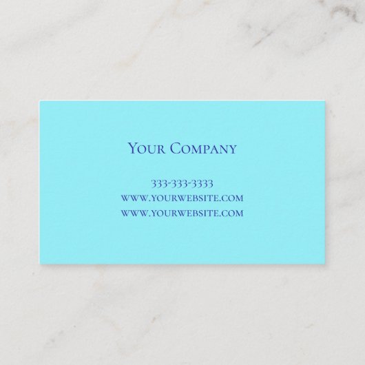 海サンセットトレンディー抽象芸術アーティスト 名刺 (裏面)