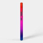 海サンセットブルーパープルレッドアートブレンド名の追加 SAMSUNG GALAXYケース (右側面)