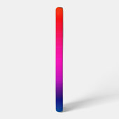 海サンセットブルーパープルレッドアートブレンド名の追加 SAMSUNG GALAXYケース (左側面)