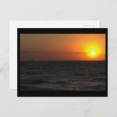 海サンセット写真はがき ポストカード (正面/裏面)