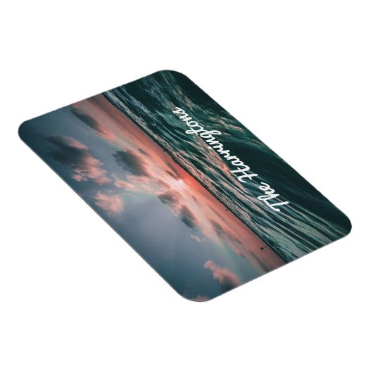 海サンセット名前をカスタムする磁石 マグネット (右側)