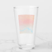 海サンセット抽象芸術 タンブラーグラス (裏面)