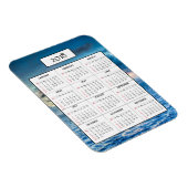 海サンセット2018カレンダーマグネット マグネット (右側)