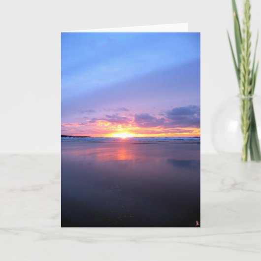 海サンセット カード (正面)