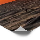 海サンセット – 感動的引用文 ポスター (角)