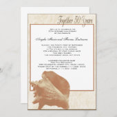 海サンドシーシェル50周年記念 招待状 (正面/裏面)