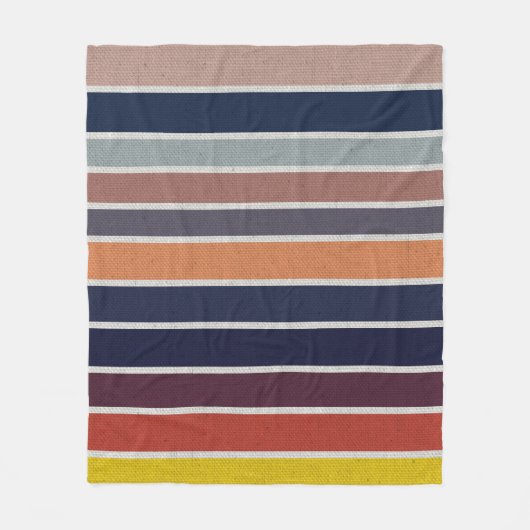 海サンライズカラーズキャンバス フリースブランケット (正面)