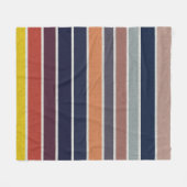 海サンライズカラーズキャンバス フリースブランケット (正面(横))