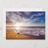 海サンライズシーズとグリーティングクリスマスカード シーズンカード (正面)