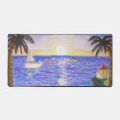 海サンライズ絵画アートの画像 デスクマット (正面)