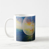 海サン絵画ライズバイリンダヴグラー コーヒーマグカップ (左)