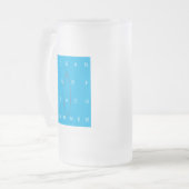 海サーフビーチ夏 フロストグラスビールジョッキ (正面左)