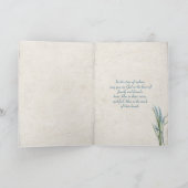 海サーフ悔やみや弔慰 カード (内部)