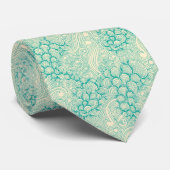海シェルシーウェーブ抽象芸術ヴィンテージパターン ネクタイ (ロール)