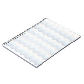 海シェード水の色シェブロン ノートブック (左側)