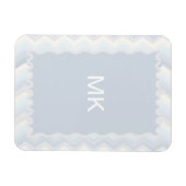 海シェード水の色シェブロン マグネット (横)