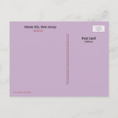 海シティニュージャージーパステルサンライズポストカード 案内ポストカード (裏面)