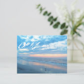 海シティニュージャージーポストカードサンライズ反射 ポストカード (スタンド正面)