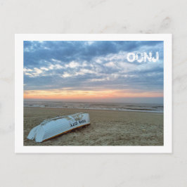 海シティニュージャージーポストカードビーチボート 案内ポストカード