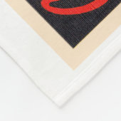 海シティニュージャージーNJ大レターはがき フリースブランケット (角)